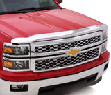 AVS 09-14 Ford F-150 (Excl. Raptor) High Profile Chrome Hood Shield V6 & V8 Hood Deflectors AVS