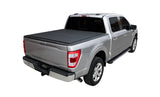 Access LOMAX Tri-Fold Cover 2022+ Ford Maverick 4ft 5in Bed - Black Diamond Mist Bed Covers - Folding Access