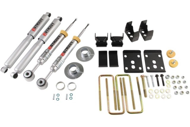 Belltech 09-13 Ford F150 Ext&Quad Cab Short Bed 2WD Lowering Kit w/ SP Shocks 5.5in R Drop Lowering Kits Belltech