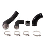 17-20 Ford F-150 3.5L V6 EcoBoost Mishimoto MMICP-F35T-17CWBK Cold-Side Intercooler Pipe Kit - Wrinkle-Black