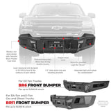 17-20 Ford F-150 Raptor Go Rhino 24299T BR6 Front Bumper Replacement