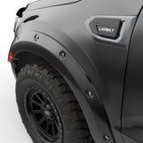 19-23 Ford Ranger I4 2.3L EGR 793554-G1 Painted To Code Shadow Traditional Bolt-On Look Fender Flares Black (Set of 4)