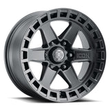 21-23 Ford Bronco ICON 3417858347SB Raider 17 x 8.5 / 6 x 5.5 / 0mm Offset 4.75in BS Satin Black Wheel