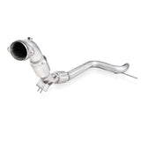 15-23 Ford Mustang EcoBoost Stainless Works M15EDPCAT Downpipe 3in High-Flow Cats Factory Connection