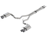 18-23 Ford Mustang GT 5.0L Borla 140746CF 3in AT/MT (w/o Valves) ATAK Cat-Back Exhaust w/Carbon Fiber Tips