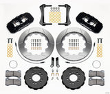 05-14 Ford Mustang w/ BMR Suspension Wilwood 140-13685 AERO6 Big Brake Front Brake Kit