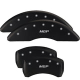 15-20 Ford Mustang 2.3L Ecoboost / 15-17 V6 3.7L MGP 10202SMGPBK Engraved Front & Rear Caliper Covers Set of 4 Black