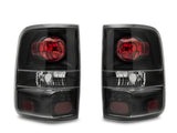 04-08 Ford F-150 Raxiom T542841 Styleside Euro Style Tail Lights - Blk Housing - Red/Clear Lens