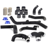 21-23 Ford Bronco 2.7L EcoBoost Mishimoto MMICP-BR27-21USBK High-Mount Intercooler Pipe Upgrade Kit - Wrinkle Black