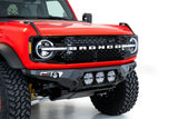 21-23 Ford Bronco Addictive Desert Designs F230194130103 Bomber Front Bumper (w/ 3 Rigid 360 Mounts)