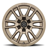 19-23 Ford Ranger / 21-23 Ford Bronco ICON 2417859057BR Vector 6 5.75in BS 17x8.5 6x5.5 25mm Offset 95.1mm Bore Bronze Wheel