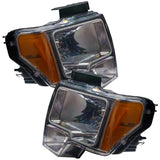 09-14 Ford F-150 ORACLE Lighting 7187-334 Pre-Assembled Halo Headlights - Non HID - Chrome Housing w/o Controller