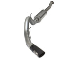 aFe MACHForce XP SS Exhaust 4-inch Cat-Back Exhaust System with Black Tip 15-20 Ford F-150 V6 EcoBoost Catback aFe