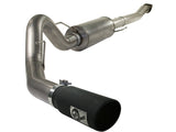 aFe MACHForce XP Stainless-Steel Exhaust Cat-Back SS-409 4in Black Tip 11-14 Ford F-150 EcoBoost V6-3.5L (tt) Catback aFe