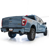 21-23 Ford F-150 Tremor 3.5L / 5.0L (w/ Bumper Cutouts) AWE Tuning 3020-33402 0FG Non-Resonated Catback - Diamond Black Tips