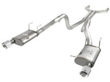 11-14 Ford Mustang GT 5.0L V8 AFE 49-43049-P MACH Force-Xp 3in 409 SS Cat-Back Exhaust System w/ Polished Tip