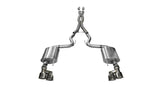 15-17 Ford Mustang GT V8 5.0L Corsa Performance 14337 3in Cat Back Exhaust Polish Quad Tips (Sport)