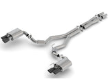 18-23 Ford Mustang GT V8 5.0L AT/MT Borla 140742BC 3in S-Type Catback Exhaust Black Chrome Tips w/ Valves