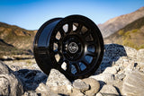 21-23 Ford Bronco ICON 8017858347DB Alloy Hulse 17 X 8.5 / 6 X 5.5 / 0mm Offset 4.75in BS Double Black