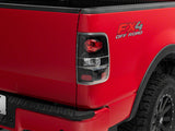 04-08 Ford F-150 Raxiom T542841 Styleside Euro Style Tail Lights - Blk Housing - Red/Clear Lens