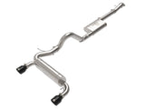 21-23 Ford Bronco L4 2.3L(t)/V6 2.7L(tt) aFe 49-33138-B Vulcan 3in 304 SS Cat-Back Exhaust w/ Black Tips