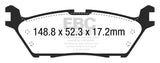 15-20 Ford F-150 V6 2.7L / 17-20 Raptor / 18-23 Expedition EBC ED93037 Electric PB Extra Duty Rear Brake Pads