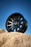 21-23 Ford Bronco ICON 2018908350DB Compression 18x9 6x5.5 0mm Offset 5in BS 106.1mm Bore Double Black Wheel