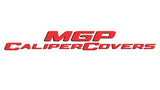 21-23 Ford Bronco Sport MGP 10255SFRDRD 4 Caliper Covers Engraved Front & Rear Ford Oval Red Finish Silver Character