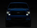 09-14 Ford F-150 Raxiom T546755 Axial G4 Light Bar Switchback Projector Headlights- Blk Housing (Clear Lens)