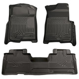 09-14 Ford F-150 Super Cab Husky Liners 98341 WeatherBeater Combo Black Floor Liners