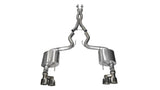 15-17 Ford Mustang GT V8 5.0L Corsa Performance 14335 3in Cat Back Exhaust Polish Quad Tips (Xtreme)