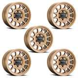 21-23 Ford Bronco Ford Racing M-1007K-M1785BR 17x8.5 Method Bronze Wheel Kit