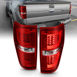 09-14 Ford F-150 ANZO 311260 LED Taillights Red/Clear