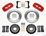 05-14 Ford Mustang Wilwood 140-10830-R AERO6 Big Brake Front Brake Kit - Red