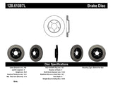 05-14 Ford Mustang GT 4.0L/4.6L V6/V8 StopTech 128.61087L Cross Drilled Left Rear Rotor