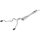 17-20 Ford Raptor V6 Ford Racing M-5200-F15RTB Touring Cat-Back Exhaust System w/ Black Tips