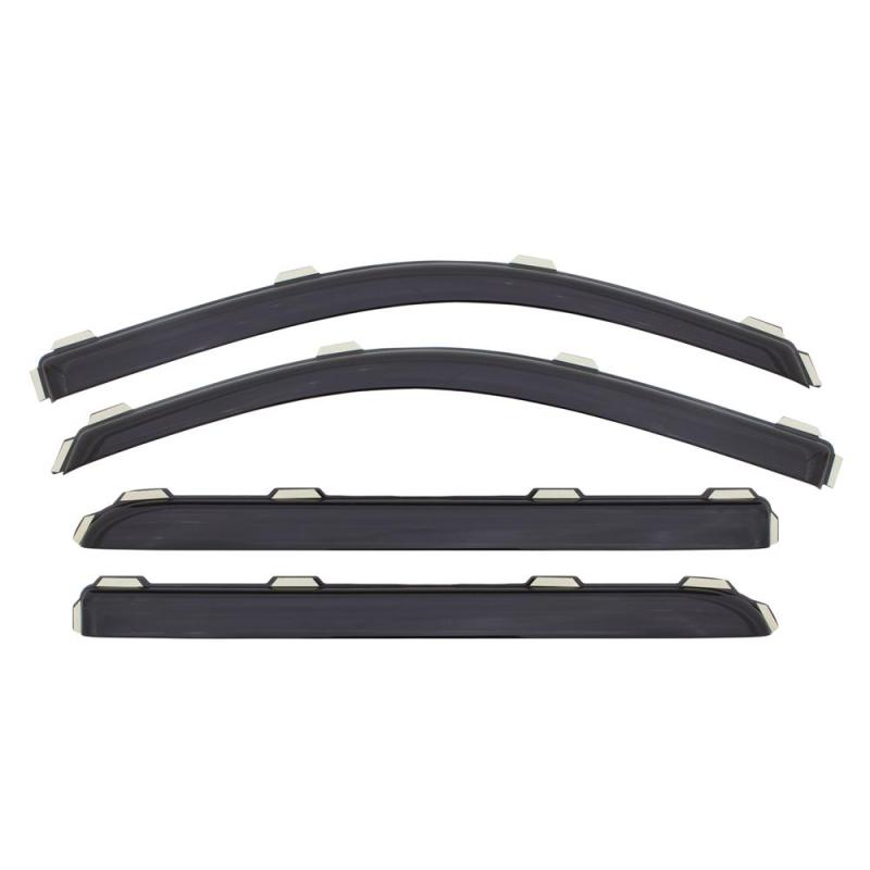 2-Piece Dark Smoke Vent Visors – Outside Mount – Fits 1995–2003 Ford Windstar