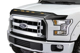 15-20 Ford F-150 AVS 753096 Aeroskin Low Profile Hood Shield w/ Lights - Black