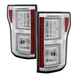 18-20 Ford F-150 Spyder 5085658 (W/O Blind Spot Sensor)LED Tail Lights -Chrome(ALT-YD-FF15018-LED-C)