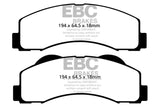 18-23 Ford Expedition V6 3.5L / 09-14 f-150 / 10-14 Raptor EBC ED91855 Extra Duty Front Brake Pads