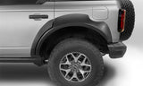 21-23 Ford Bronco 4-Door Bushwacker 20961-02 Extend-A-Flares 4pc-Black