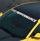 05-23 Ford Mustang Ford Racing M-1820-MB Ford Performance Windshield Banner