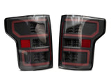 18-20 Ford F-150 Raxiom T548144 Axial Series LED Tail Lights w/ SEQL Turn Signals - Blk Housing (Clear Lens)