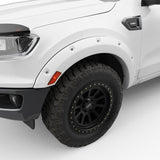 19-23 Ford Ranger I4 2.3L EGR 793554-YZ Painted To Code Oxford Traditional Bolt-On Look Fender Flares White (Set of 4)