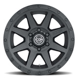 21-23 Ford Bronco / 19-23 Ford Ranger ICON 1818909060DB Rebound 6in BS 18x9 6x5.5 25mm Offset 95.1mm Bore Double Black Wheel