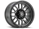 04-23 Ford F-150 / 14-23 Ford Expedition ICON 1217856350TT Alpha 17x8.5 6x135 6mm Offset 5in BS 87.1mm Bore Titanium Wheel