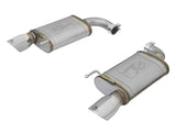 15-21 Ford Mustang L4 2.3L / V6 3.7L AFE 49-43085-P MACH Force-Xp 2.5in 409 SS Axle-Back Exhaust System w/ Polished Tips