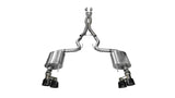 15-17 Ford Mustang GT V8 5.0L Corsa Performance 14337BLK 3in Cat Back Exhaust Black Quad Tips (Sport)