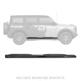 21-23 Ford Bronco Go Rhino 640071T 4in OE Xtreme SideSteps-Textured Black-71in