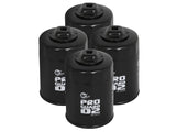 11-13 Ford F-150 V6 3.5 & 3.7L / V8 5.0L aFe 44-LF025-MB ProGuard D2 Oil Filter w/ 3/8in Ratchet Drive (4 Pack)